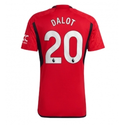 Manchester United Diogo Dalot #20 Heimtrikot 2023-24 Kurzarm