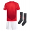 Manchester United Heimtrikot Kinder 2024-25 Kurzarm (+ kurze hosen)