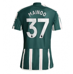 Manchester United Kobbie Mainoo #37 Auswärtstrikot 2023-24 Kurzarm