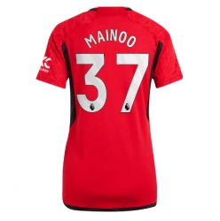 Manchester United Kobbie Mainoo #37 Heimtrikot Frauen 2023-24 Kurzarm