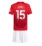 Manchester United Leny Yoro #15 Heimtrikot Kinder 2024-25 Kurzarm (+ kurze hosen)