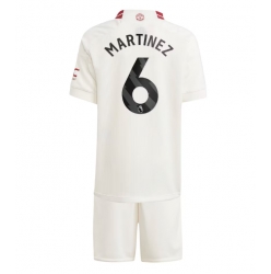 Manchester United Lisandro Martinez #6 3rd trikot Kinder 2023-24 Kurzarm (+ kurze hosen)