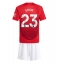 Manchester United Luke Shaw #23 Heimtrikot Kinder 2024-25 Kurzarm (+ kurze hosen)