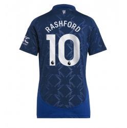 Manchester United Marcus Rashford #10 Auswärtstrikot Frauen 2024-25 Kurzarm