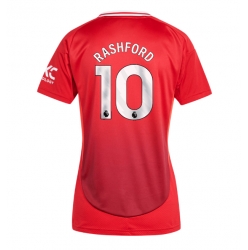 Manchester United Marcus Rashford #10 Heimtrikot Frauen 2024-25 Kurzarm