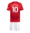 Manchester United Marcus Rashford #10 Heimtrikot Kinder 2024-25 Kurzarm (+ kurze hosen)