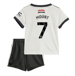 Manchester United Mason Mount #7 3rd trikot Kinder 2024-25 Kurzarm (+ kurze hosen)