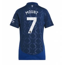 Manchester United Mason Mount #7 Auswärtstrikot Frauen 2024-25 Kurzarm