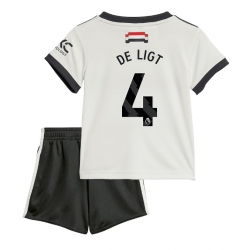 Manchester United Matthijs de Ligt #4 3rd trikot Kinder 2024-25 Kurzarm (+ kurze hosen)