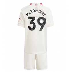 Manchester United Scott McTominay #39 3rd trikot Kinder 2023-24 Kurzarm (+ kurze hosen)