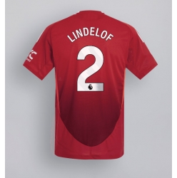 Manchester United Victor Lindelof #2 Heimtrikot 2024-25 Kurzarm