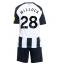 Newcastle United Joe Willock #28 Heimtrikot Kinder 2024-25 Kurzarm (+ kurze hosen)