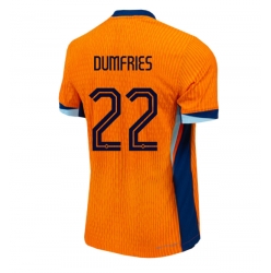 Niederlande Denzel Dumfries #22 Heimtrikot EM 2024 Kurzarm