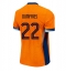 Niederlande Denzel Dumfries #22 Heimtrikot EM 2024 Kurzarm