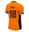 Niederlande Donyell Malen #18 Heimtrikot EM 2024 Kurzarm