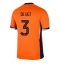 Niederlande Matthijs de Ligt #3 Heimtrikot EM 2024 Kurzarm