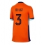 Niederlande Matthijs de Ligt #3 Heimtrikot Frauen EM 2024 Kurzarm