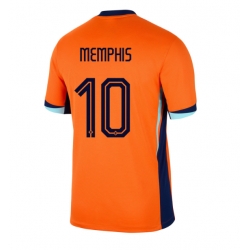 Niederlande Memphis Depay #10 Heimtrikot EM 2024 Kurzarm