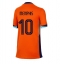 Niederlande Memphis Depay #10 Heimtrikot Frauen EM 2024 Kurzarm