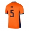 Niederlande Nathan Ake #5 Heimtrikot EM 2024 Kurzarm