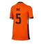 Niederlande Nathan Ake #5 Heimtrikot Frauen EM 2024 Kurzarm