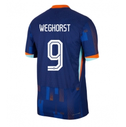 Niederlande Wout Weghorst #9 Auswärtstrikot EM 2024 Kurzarm