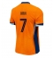 Niederlande Xavi Simons #7 Heimtrikot EM 2024 Kurzarm