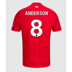 Nottingham Forest Elliot Anderson #8 Heimtrikot 2024-25 Kurzarm