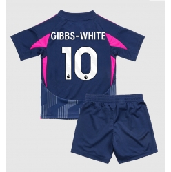 Nottingham Forest Morgan Gibbs-White #10 Auswärtstrikot Kinder 2024-25 Kurzarm (+ kurze hosen)