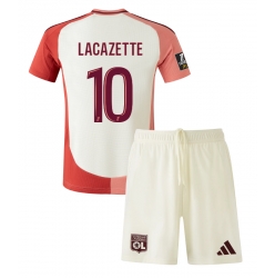 Olympique Lyonnais Alexandre Lacazette #10 3rd trikot Kinder 2024-25 Kurzarm (+ kurze hosen)