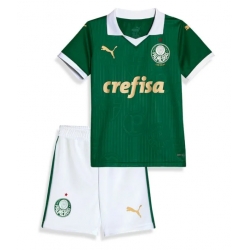 Palmeiras Heimtrikot Kinder 2024-25 Kurzarm (+ kurze hosen)