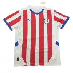 Paraguay Heimtrikot Copa America 2024 Kurzarm