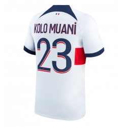 Paris Saint-Germain Randal Kolo Muani #23 Auswärtstrikot 2023-24 Kurzarm