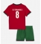 Portugal Bruno Fernandes #8 Heimtrikot Kinder EM 2024 Kurzarm (+ kurze hosen)