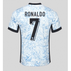 Portugal Cristiano Ronaldo #7 Auswärtstrikot EM 2024 Kurzarm