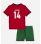 Portugal Goncalo Inacio #14 Heimtrikot Kinder EM 2024 Kurzarm (+ kurze hosen)