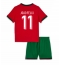 Portugal Joao Felix #11 Heimtrikot Kinder EM 2024 Kurzarm (+ kurze hosen)