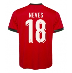 Portugal Ruben Neves #18 Heimtrikot EM 2024 Kurzarm