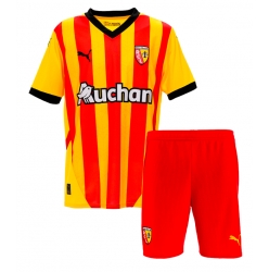 RC Lens Heimtrikot Kinder 2024-25 Kurzarm (+ kurze hosen)