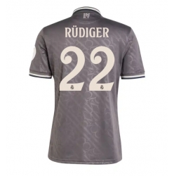 Real Madrid Antonio Rudiger #22 3rd trikot 2024-25 Kurzarm