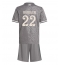 Real Madrid Antonio Rudiger #22 3rd trikot Kinder 2024-25 Kurzarm (+ kurze hosen)