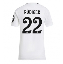 Real Madrid Antonio Rudiger #22 Heimtrikot Frauen 2024-25 Kurzarm