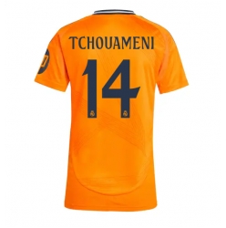 Real Madrid Aurelien Tchouameni #14 Auswärtstrikot Frauen 2024-25 Kurzarm