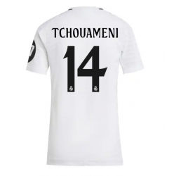 Real Madrid Aurelien Tchouameni #14 Heimtrikot Frauen 2024-25 Kurzarm