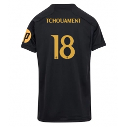Real Madrid Aurelien Tchouameni #18 3rd trikot Frauen 2023-24 Kurzarm