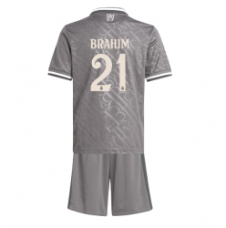 Real Madrid Brahim Diaz #21 3rd trikot Kinder 2024-25 Kurzarm (+ kurze hosen)