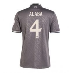 Real Madrid David Alaba #4 3rd trikot 2024-25 Kurzarm