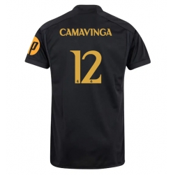 Real Madrid Eduardo Camavinga #12 3rd trikot 2023-24 Kurzarm