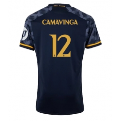 Real Madrid Eduardo Camavinga #12 Auswärtstrikot 2023-24 Kurzarm