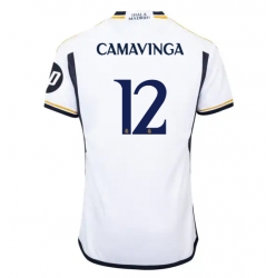 Real Madrid Eduardo Camavinga #12 Heimtrikot 2023-24 Kurzarm